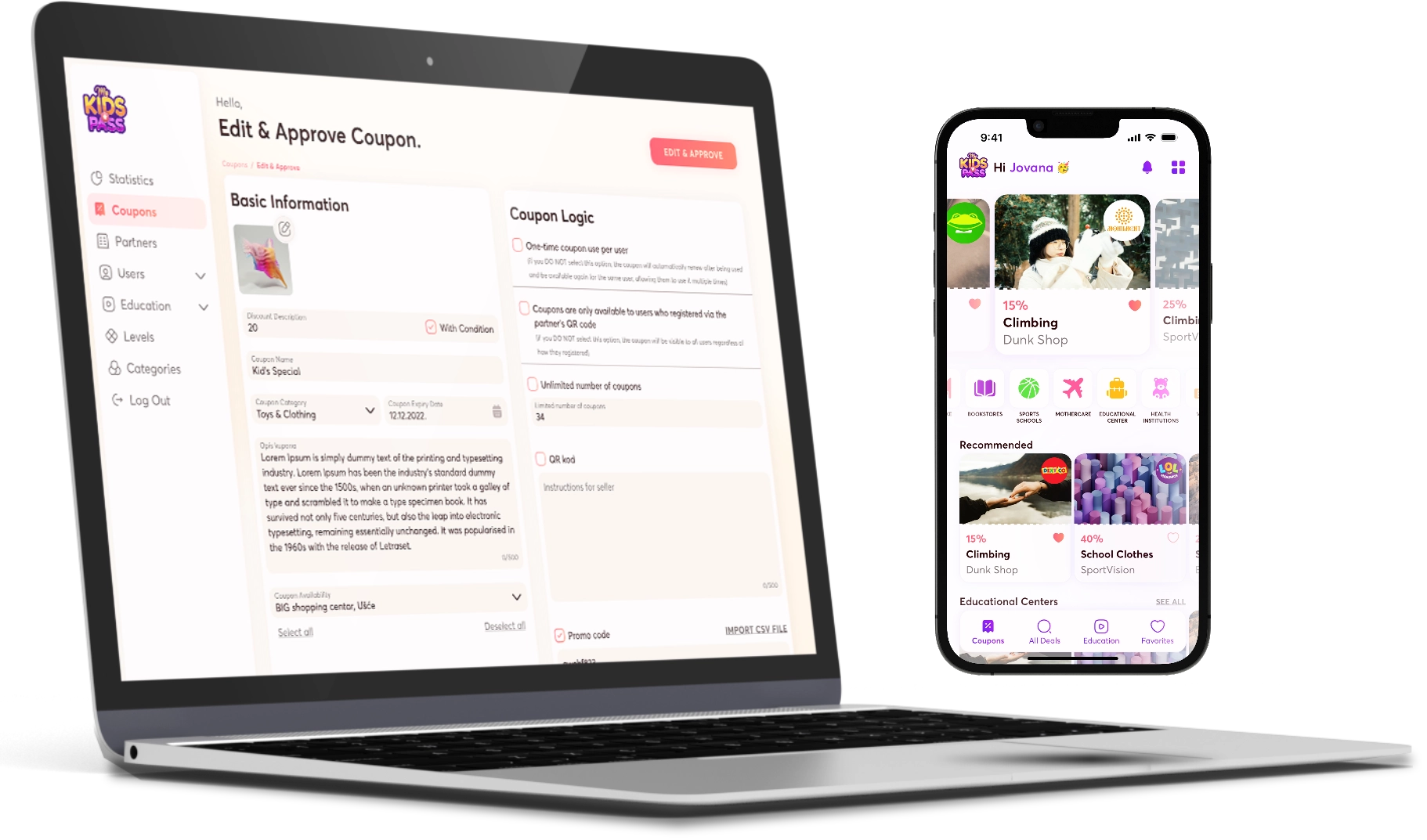 MyKidsPass app
